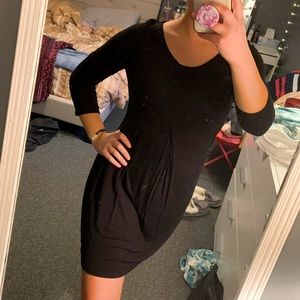 Long Sleeve Black Dress